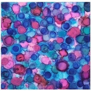 Hand Crafted Abstract Design 12x12 Inches Canvas Picture